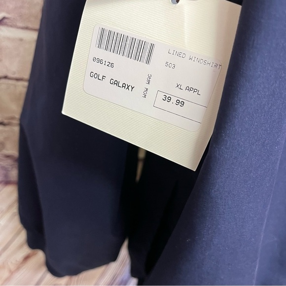 Vantage Blue Fishing Reel Therapy Embroidered Lined Pullover Jacket - Picture 6 of 13